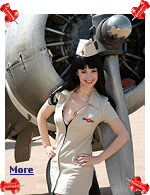 Gina Eilese's pin-up calendar boosts the morale of our soldiers and sailors stationed overseas, and recovering in V.A. hospitals.  I know she boosted mine.